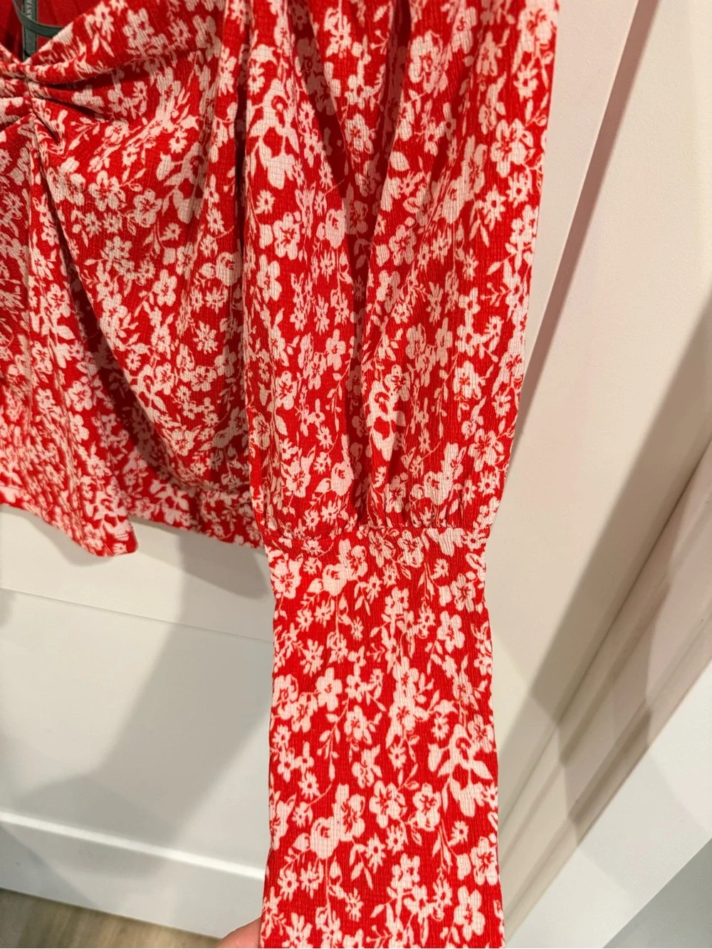 Anthropology Puff Sleeve blouse